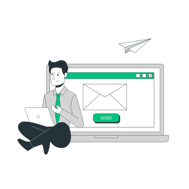 Automated email sending and AI-powered email creation